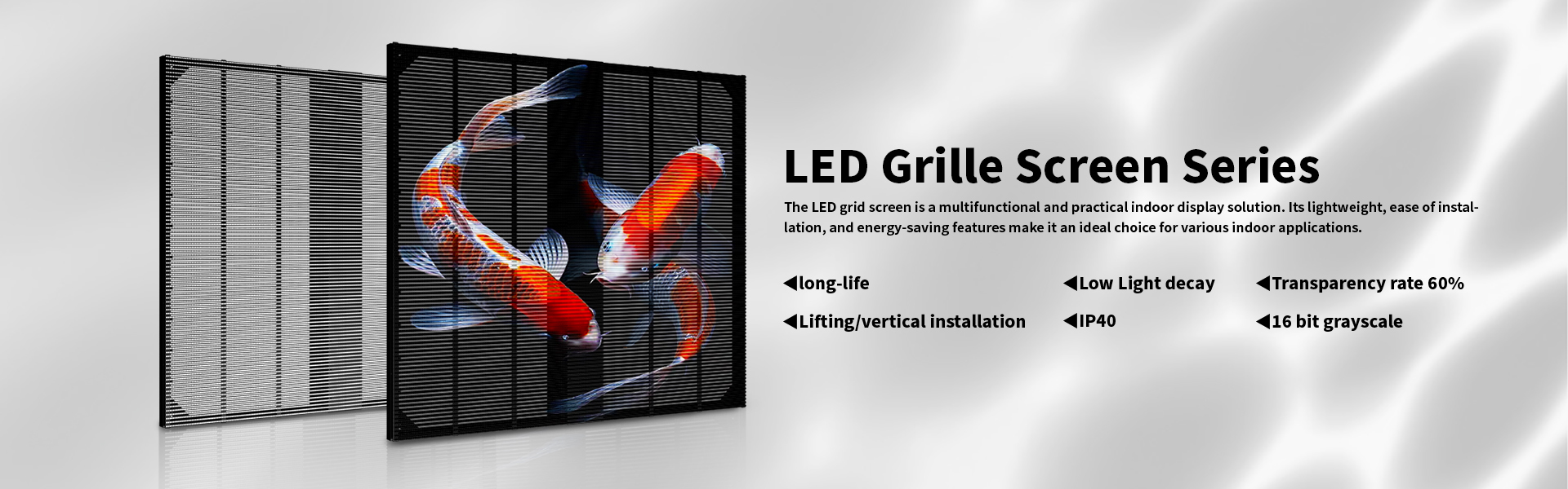 คุณภาพ หน้าจอฟิล์มโปร่งใส LED โรงงาน