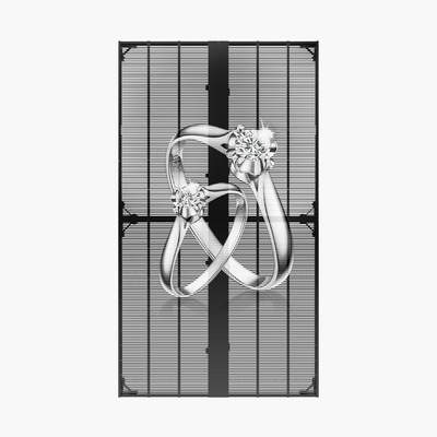 Customized LED Grille Screen DC5V For Outdoor Advertising Display IP40