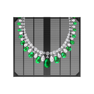 SMD2020 LED Grille Screen IP67 LED Mesh Video Wall 5V Voltage OEM