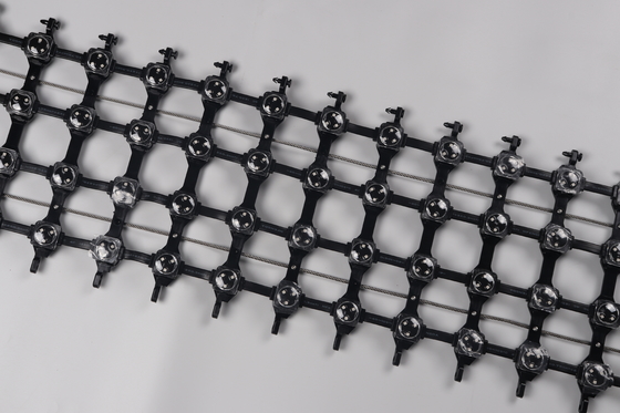 70% Transparency LED Mesh Display High Brightness Outdoor LED Mesh