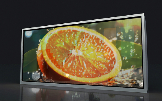 High Brightness Transparent Display Screen P6 Full Color Glass Wall LED Screen