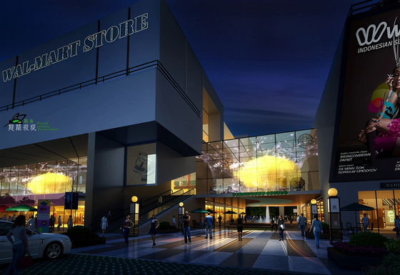 LED Transparent Film Screen for Retail Store and Shopping Mall with Video Animation Text and Image Display Function