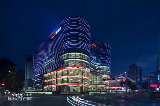 12V Outdoor LED Point Light Display Permanent Shopping Building Advertising LED Screen Mesh