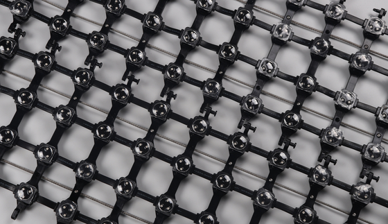 1m*1m LED Mesh Screen 70% Transparency Rate P50 Pixel Pitch LED Screen ODM OEM