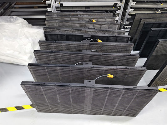 P3.9 High Brightness 5000cd Waterproof IP67 240W LED Grille Screen for Indoor Advertising