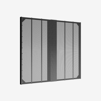 High Brightness P2.6 4000-4500cd See Through Full Color RGB  Mesh Grille Large Indoor Transparent Glass LED Display Panel Screen