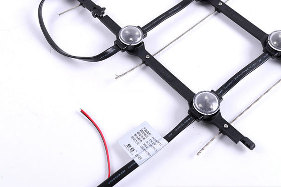P167 SMD5050 RGB IP67 Waterproof DMX512 LED Mesh Screen with 160° Beam Angle for Outdoor Use