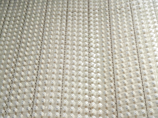 Transparent LED Mesh Screen Outdoor LED Point Light Display IP67 12V