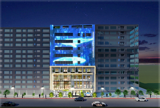 Outdoor P50 IP67 Waterproof LED Pixel Display Screen For Shopping Building Screen