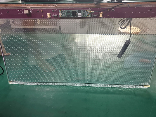 HD P4 Indoor Ultra Thin LED Transparent Film Screen For LED Billboard Display