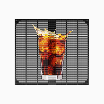 P3.91 Grilled Screen Bar Waterproof LED DIP Screen LED Outdoor Transparent LED Light Grilled Screen
