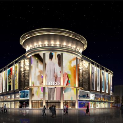 RGB Full Color P50 IP67 SMD3535 Flexible Mesh Curtain Outdoor Waterproof Flexible LED Mesh Screen  