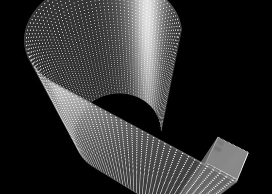 Flexible Ultra Transparent Film P10 Led Screen Indoor Full Color High Transparency Glass Video Display