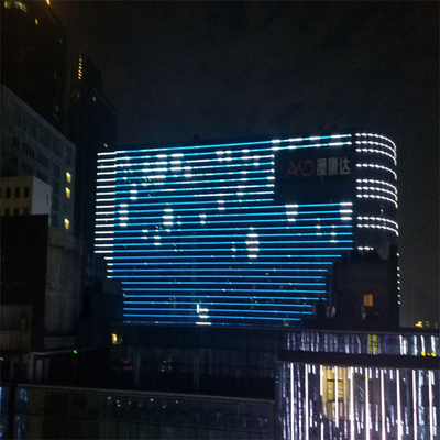 P62.5 RGB LED Mesh Screen IP67 12V 1000x1000mm Outdoor Display