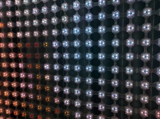 Rigid Frame Outdoor Transparent LED Screen IP67 Transparent Screen Display Customized