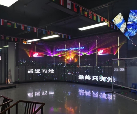 Eye Catching Wall Mounted Advertising Screen IP40 Grille LED Video Wall Display