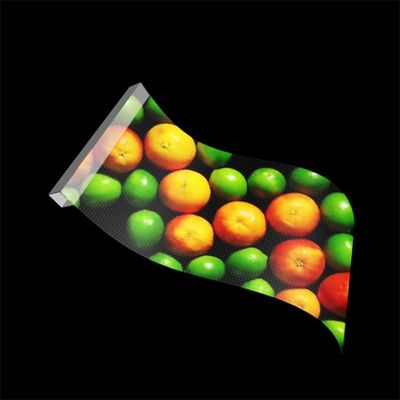 Film Transparent Flexible Screen Led Panel P6 Adhesive Advertising Display on Shopping Mall Window Glass