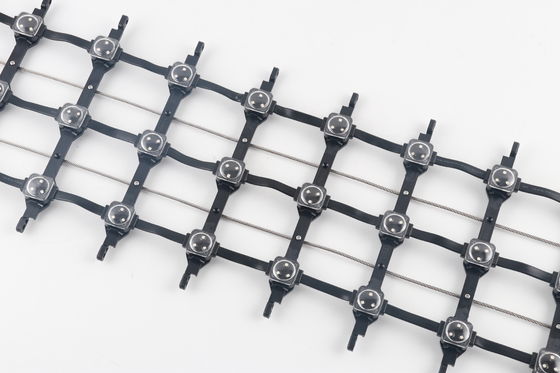 P83 Programmable Flexible RGB DC12V Led Mesh Curtain Led Mesh Display Foldable Outdoor Led Net Screen Curtain