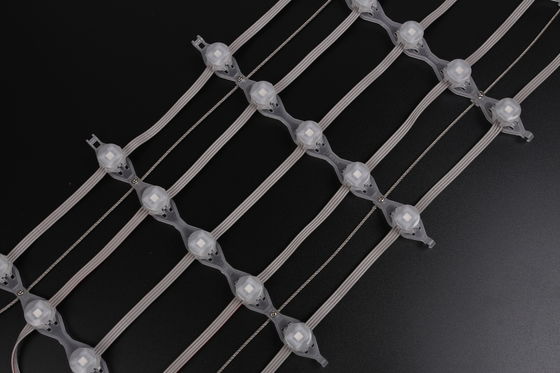 Shopping Mall Advertising P62.5 Mesh DIP Ultra-Thin Transparent LED Display DC12V LED Film Outdoor LED Mesh Display Screen