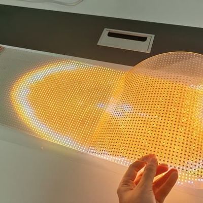 High Brightness P8 Transparent LED Display Screen Indoor Advertising Glass Window with LED Transparent Film