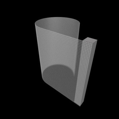 P4 Ultra Thin Light Flexible Transparent Screen Led Film Self Adhesive Transparent Flexible Led Screens for Glass Window Wall