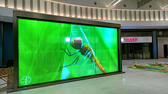 P6 Indoor DC5V Advertisement HD LED Transparent Film Display Screen For Shopping Market