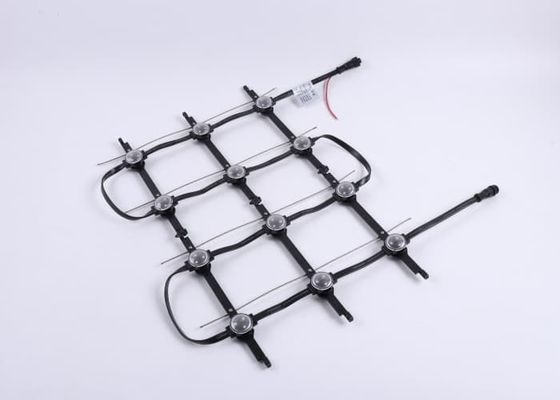 Outdoor Architectural Facade Light DMX512 LED P143 Pixel Light Pixel Mesh Screen advertising Display Light