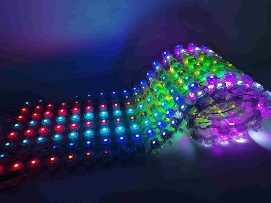 Led Mesh Screen RGB DMX Outdoor Led Pixels Screen P31 Video Wall  Adervertising Screen