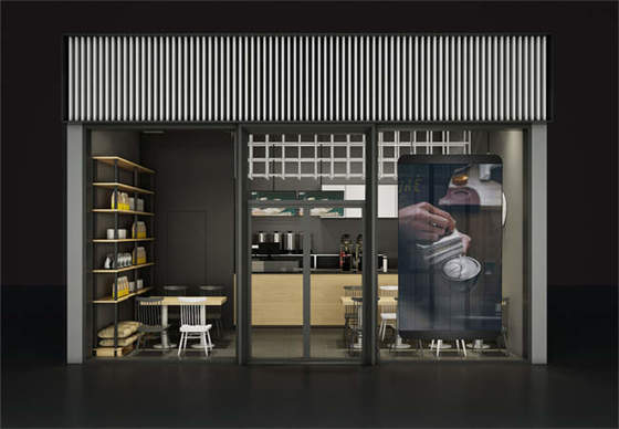 High Transparency RGB Advertising Screen Indoor LED Grille Display for Shopping Malls Brand Stores 