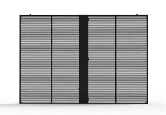60% Transparency Ultra Clear Indoor LED Display Panel 800cd Grille Screen with Easy Installation for Captivating Ads