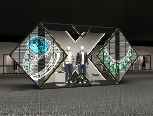 P3.9 LED Grille Display Screens 1000*1000mm DIP Outdoor Waterproof High Brightness Colorful Advertising LED Board