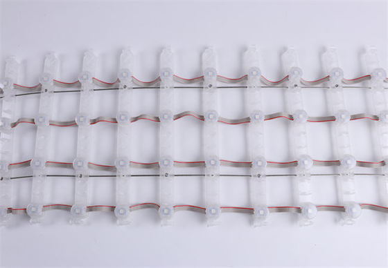 77W P62.5 DMX512 3000cd RGB SMD5050 DC12V IP67 Flexible LED Mesh Screen Outdoor Advertising