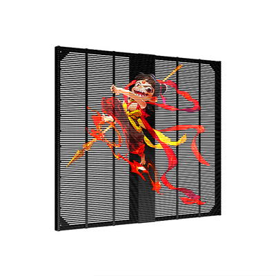 Indoor P3.9/7.8  LED Screen Transparent Grille Video Advertising Media for Shopping Malls Retail Stores