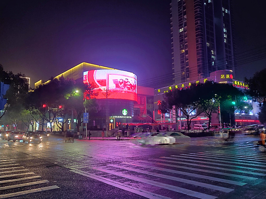 P125 SMD3535 Full Color LED Mesh Screen RGB DMX512 Flexible Transparent Roll-up for Outdoor Exhibition Halls