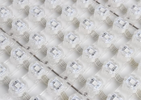 DC12V IP67 Flexible LED Mesh Screen Display P31 Outdoor Waterproof Grid Screen for Shopping Malls