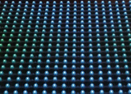 P62.5 RGB Led Net Display Screen SMD5050 Mesh Curtain Led Screen Flexible Led Curtain Pixel Lights for Outdoor Building Facade