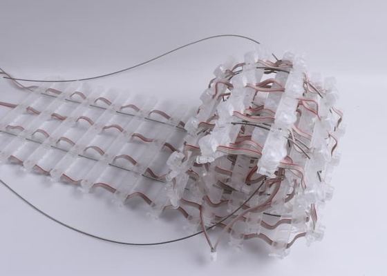 IP67 Waterproof RGB Pixel LED Mesh Screen Outdoor P83 LED Mesh for Pixel Screen Point Light & Video Wall