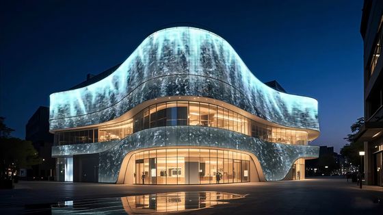 P6 RGB Lightweight LED Transparent Display Self-Adhesive Digital Advertising Display with High Transparency Easy Installation