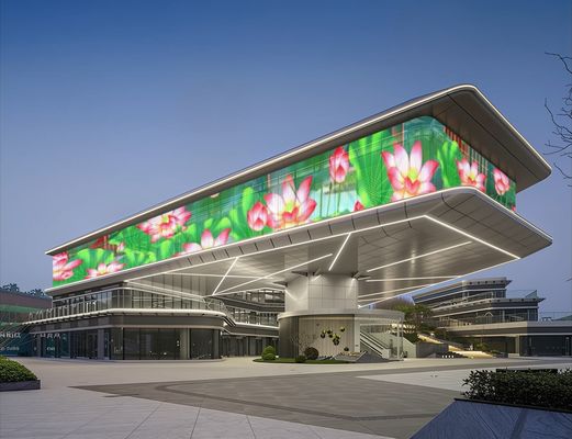 P6 RGB Lightweight LED Transparent Display Self-Adhesive Digital Advertising Display with High Transparency Easy Installation