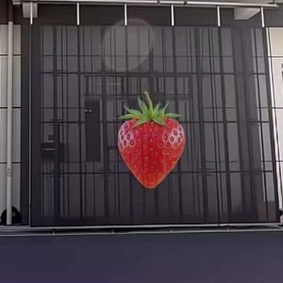 Full Color SMD2020 Transparent Grille Screens P2.6 Exhibition Hall Glass Outdoor Building Window Led Display Screen