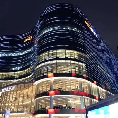 Outdoor P50 Led Mesh Video Curtain IP67 Waterproof DC12V RGB Pixel Led Grid Display Screen