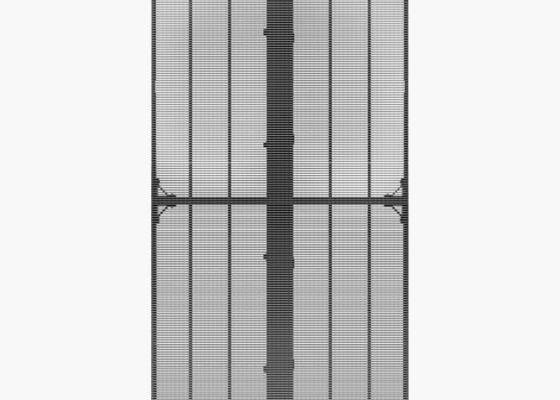 P2.6 Led Grille Screen Display Full Color 500*1000mm Led Screen Indoor Electronic 4500cd Advertising Screen Glass Window