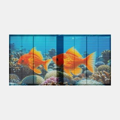 High Definition Customizable LED Grille Screen for Indoor Outdoor Advertising Waterproof Energy Efficient PC Point Lights