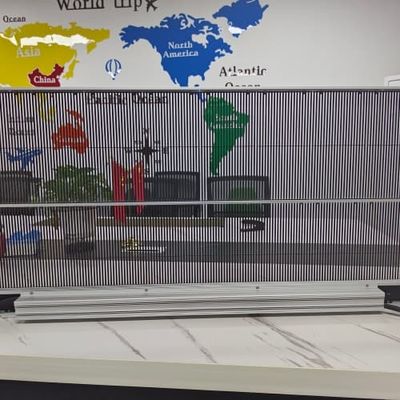 High Definition Customizable LED Grille Screen for Indoor Outdoor Advertising Waterproof Energy Efficient PC Point Lights