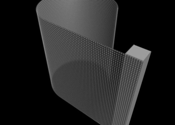 Led Transparent Film Screen P5 Flexible Transparency Crystal Flexible Windows Self Adhesive for Shopping Mall Glass