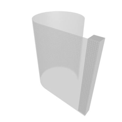 Indoor P6 Adhesive Transparent Flexible LED Film Crystal Screen Display Panel Transparent LED Film Screen for Glass