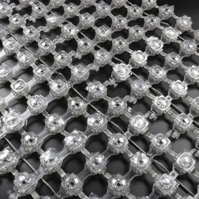 High Brightness Outdoor Transparent LED Display Screen Building Facade Advertising Video Wall Curtain Mesh Flexible Led Screen