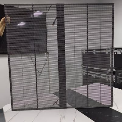 P2.6 Indoor LED Display Full Color LED Grille Screen on Glass Window Transparent Screen Advertising Grille