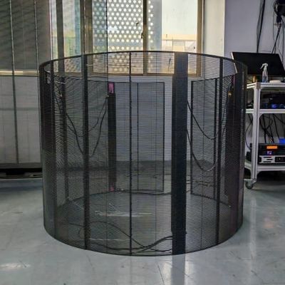 P2.6 Indoor LED Display Full Color LED Grille Screen on Glass Window Transparent Screen Advertising Grille