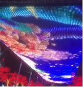 Hot Product P50 Ultralight Programmable IP67 RGB LED Mesh Screen for Compatible with Drones